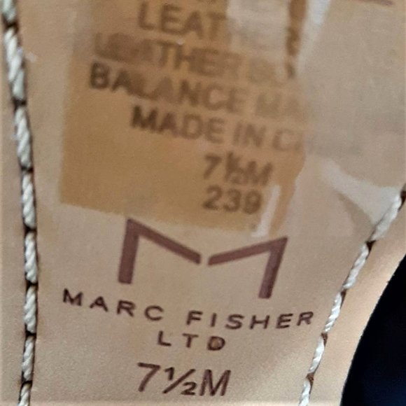 Marc Fisher Black Strappy Sandals - Picture 8 of 10